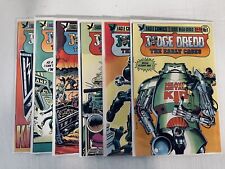 JUDGE DREDD THE EARLY CASES #1-#6 Lot VF/NM COMPLETE SET EAGLE COMICS 1986 picture