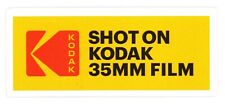 Shot On Kodak 35MM Film Logo Sticker (Reproduction) picture