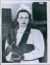 1947 Indicted Murder Husband Rene Bertha Cote Wm Steele Freed Crime 7X9 Photo picture