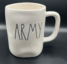 Rae Dunn US ARMY Artisan Collection by Magenta White Mug Cup Armed Forces picture