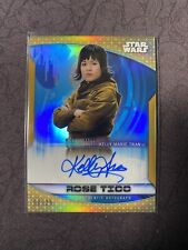 2020 Topps Star Wars Chrome Perspectives  Kelly Marie Tran Rose Tico # /25 Auto picture