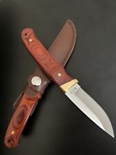 K&G 7” Fixed Blade Hunting Knife Heavy-Duty Stainless Steel 420J Blade picture