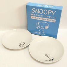 Snoopy Pair Plate 6” Novelty LAWSON Japan Original picture