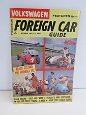FOREIGN CAR GUIDE December 1963 Vintage magazine VOLKSWAGEN #FK-3 picture