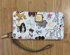 GUC Disney Dooney 2020 Sketch Dogs 101 Dalmatians Stitch Wallet Wristlet picture