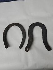 2 RUSTY Rustic Antique Authentic Horse Pony Shoes Horseshoes Probably Unearthed picture