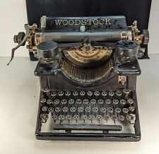 Antique Woodstock Metal Typewriter Black Chicago Illinois USA picture