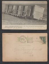 1907 Wreck of Steamer Larchmont Hurricane Deck Sandy Pt Block Island RI postcard picture