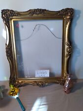OMG this ANTIQUE picture frame, 3D 16x20, gold, gilt, nouveau, handmade, antique picture