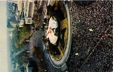 Vintage Postcard- Pope John Paul II, Philadelphia's Logan Circle, Pontific 1960s picture
