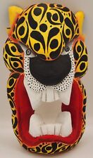 Boruca Mask Costa Rica Hand Carved Wood Hand Painted Tribal Folk Art picture