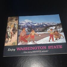 State of Washington Vintage -Brochure- Things to See & Do Full Color picture