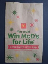 Unopened McDonald's Win McD's for Life  Meal Bag (2022) picture
