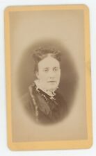 Antique CDV Circa 1870s Lovely Older Woman Victorian Era Dress Middletown, PA picture