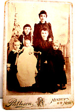 Antique Cabinet Photograph  Woman Children Minden, Nebraska by Patttison picture
