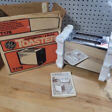 Vintage GE 2 Slice Toaster T17B Chrome/Brown **BRAND NEW IN BOX** A+ picture