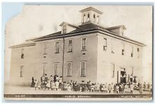c1910s Public School Building Children Platte South Dakota SD PPC Photo Postcard picture