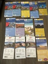 AAA Road Maps Lot of 15: San Diego S.F  Orange County Arizona New Mexico + More picture