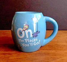 Dr. Seuss Oh The Places You'll Go Coffee Mug Blue Vandor LLC 2014 4 3/4