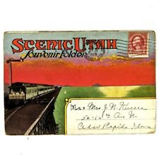 c1920s Scenic Utah Souvenir Postcard Folder 20 Views Photo Nature Vtg A20 picture