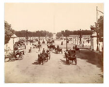 Vintage albumen print 1875-1885 / PARIS /244. La Place de la concorde/ 20x25 cm. picture