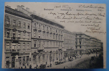 Aug 14, 1906 postcard *Andrassy-ut /Andrassy-Strasse* Budapest, Emp Austro-Hung. picture