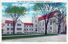 First Presbyterian Church Independence Kansas Posted in 1940 Postcard picture