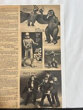 Rare vintage print Ad Shogun Warriors Godzilla Rodan Wolfman Frankenstein picture
