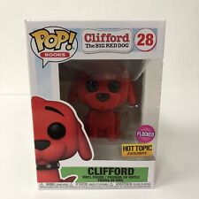 Funko Pop Books CLIFFORD The Big Red Dog  # 28 Flocked Hot Topic Exclusive picture
