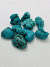300 CTS. VINTAGE NATURAL BISBEE TURQUOISE DRILLED FOR JEWELRY CRAFTS picture