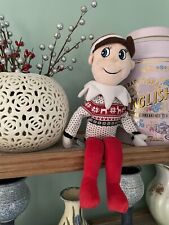 CCA & B Elf On The Shelf USA Christmas Plush Toy Doll 2005 picture