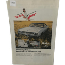Vintage 1968 Dodge Polara Totally New Ad Advertisement picture