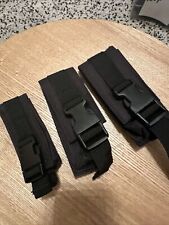 Ex Police 3 x Small Molle Pouches. Used. V17.  picture