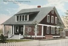 LORANGER LA Genesee Lumber Co Model Farm Buildings Advertising Postcard 1907-15 picture