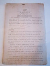 1947 AMERICAN AIRLINES & AMERICAN AIRLINES PILOTS ASSOC. CONTRACT - BB-3A picture