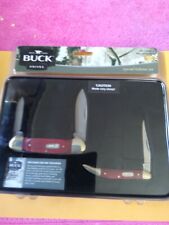 Buck Knives Special Edition 389 Canoe and 385 Toothpick Knives Collective Tin picture