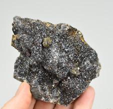 Sphalerite and Chalcopyrite with Quartz - Ballard Mine, Cherokee Co., Kansas picture
