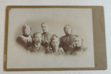 Vintage Cabinet Card. The Charles H. Scofield Family by Denninger in Neenen, WS picture
