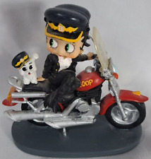 Vintage Betty Boop on A Motorcycle Figurine Statue picture