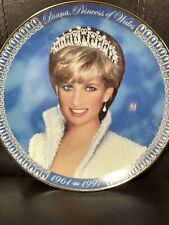 LADY DIANA Tribute Plate Franklin Mint PRINCESS OF WALES Limited Ed Numbered 8