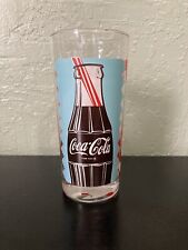 Coca Cola Vintage Drinking Glass Retro Design, Indiana Glass Co   picture