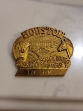 Houston Livestock Show And Rodeo 1968 Top Hand Badge Pen picture
