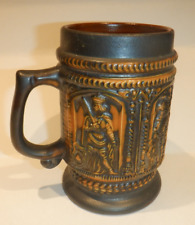 Vintage Pre 1945 Made in Germany 4 Embossed Knights Stoneware Mug picture