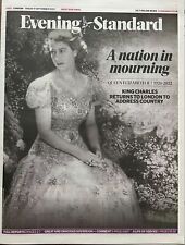 LONDON EVENING STANDARD UK NEWSPAPER QUEEN ELIZABETH II DEATH 1926-2022  picture