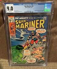 Sub-Mariner #35 1971 CGC 9.0 White Pages Pre-Defenders Silver Surfer, Hulk, Thor picture