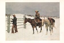 Postcard Western Art Frederic Remington 