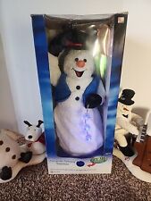 Gemmy Snowflake Snowman Animated Sings Snow Miser, Let it Snow Works(read) Rare picture