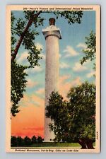 Put-In-Bay OH-Ohio, International Peace Memorial, Antique Vintage Postcard picture