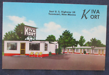 1950s Tucumcari New Mexico Kiva Kort Motel Postcard picture