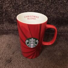 STARBUCKS 2014 Christmas Blend Red Coffee Mug Cup 12 Ounces picture